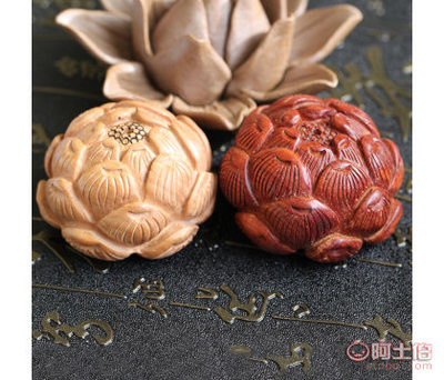 桃木莲花汽车挂件 传统工艺与现代出行的匠心之选